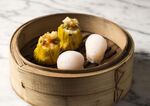 Dim sum in a bamboo steamer at A. Wong restaurant in London. Source: Lotus
