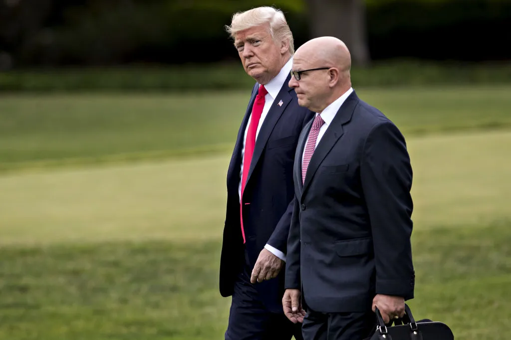 The president and his national security adviser, pre-breakup.
