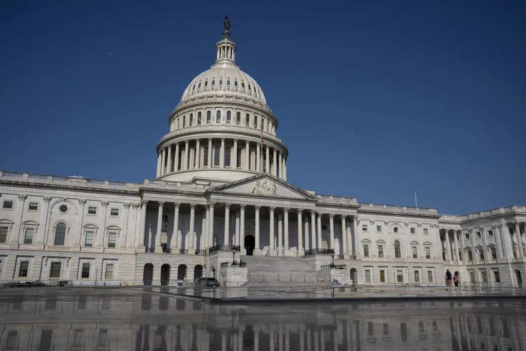 The U.S. Capitol building stands in Washington, D.C., U.S., on&nbsp;Sept. 8.