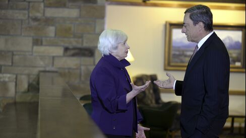 U.S. Fed Chair Janet Yellen & ECB President Mario Draghi