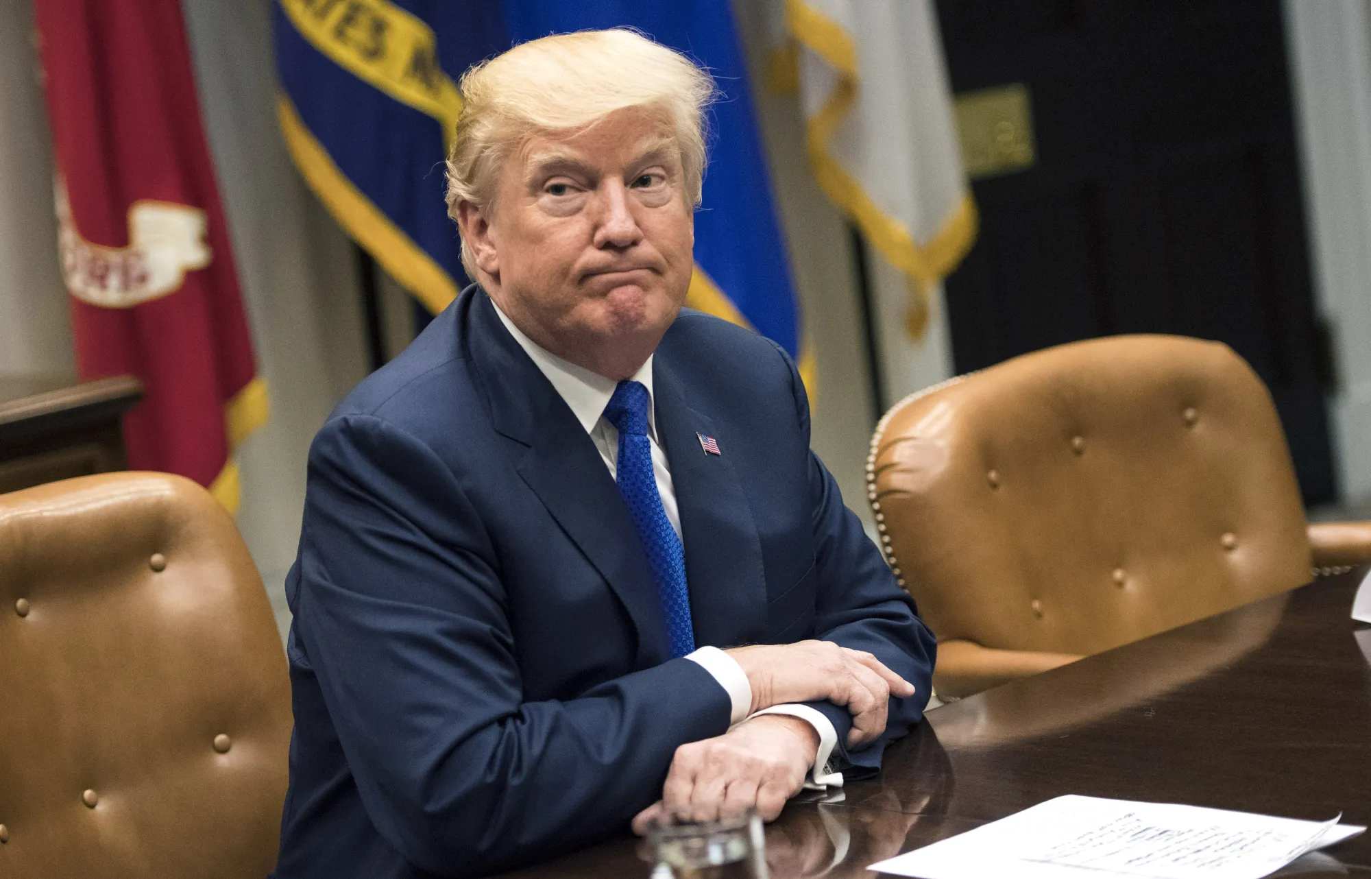 U.S. President Donald Trump at the White House on Nov. 28.&nbsp;