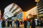 Lights illuminate the Boulevard during Riyadh Season.