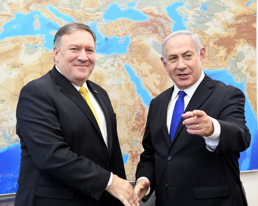 Mike Pompeo meets Netanyahu in 2018