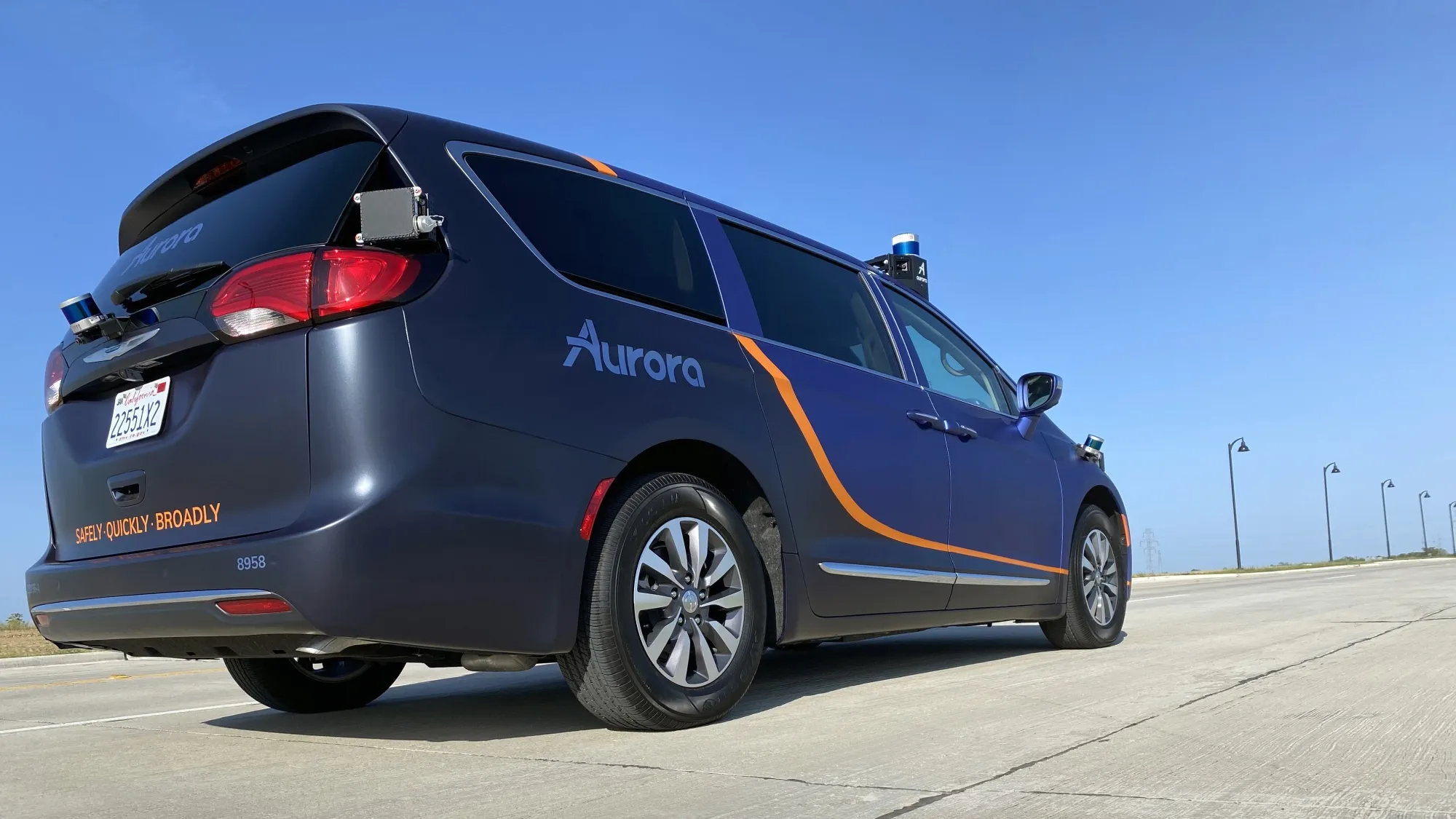 Aurora is deploying custom-built Pacificas in Texas that will have their own ‘FirstLight’ lidar systems installed.