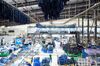 The factory floor of the Saitex facility outside Ho Chi Minh City.