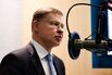 European Union (EU) Economy and Productivity Commissioner Valdis Dombrovskis Interview