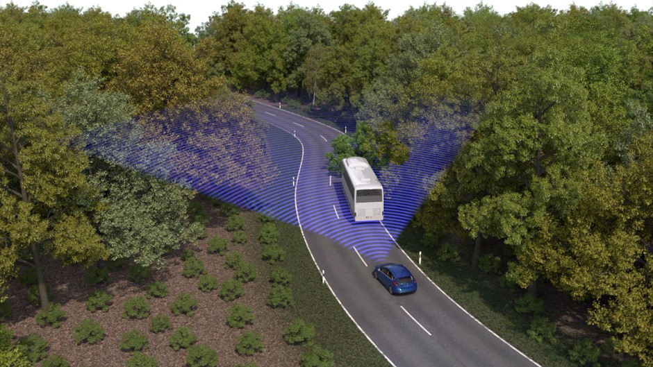 A new driver-assist feature uses radars and sensors to helping the driver swerve away from obstacles in the road.