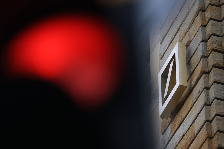 Deutsche Bank branding.