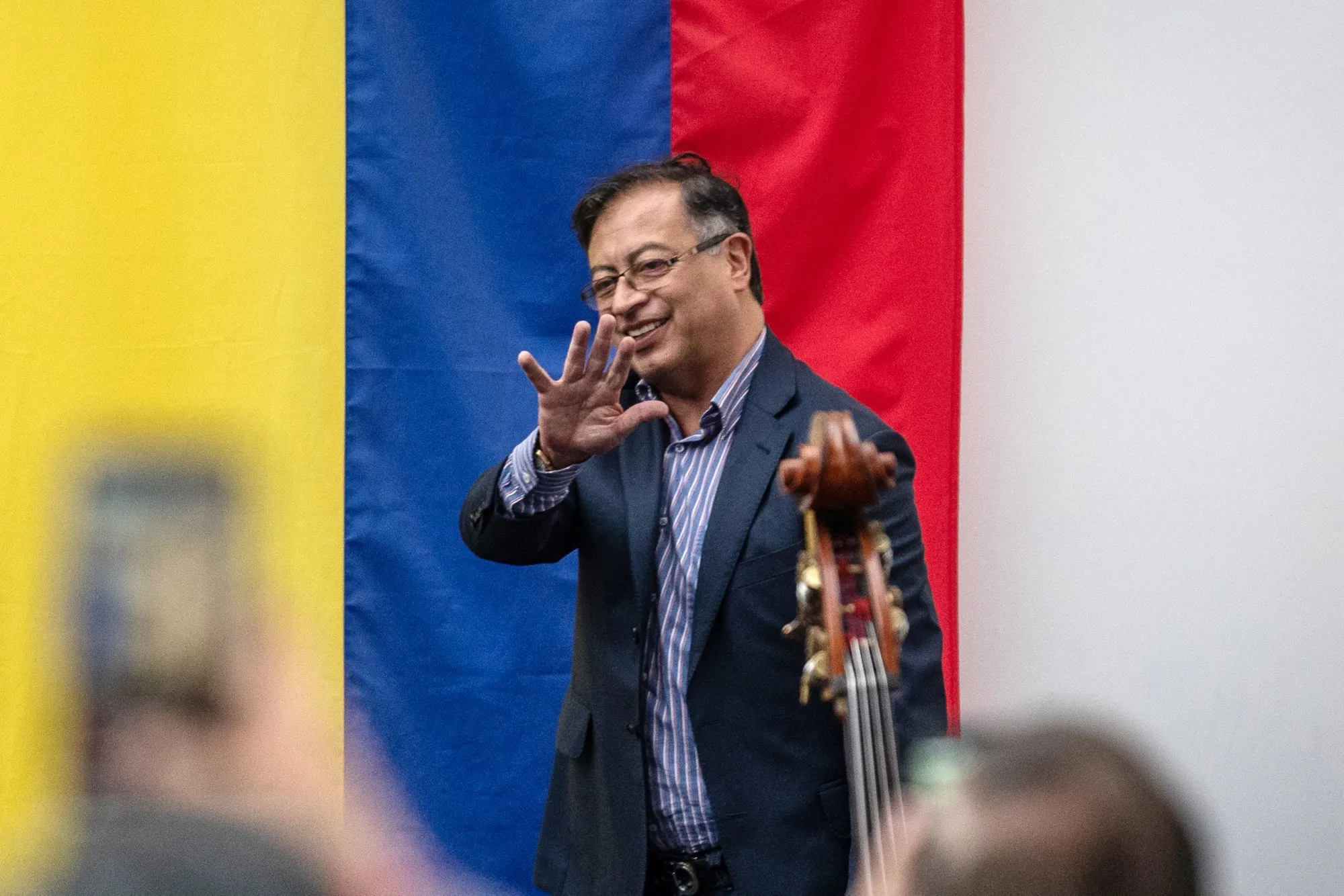Gustavo Petro in Bogota on June 23.