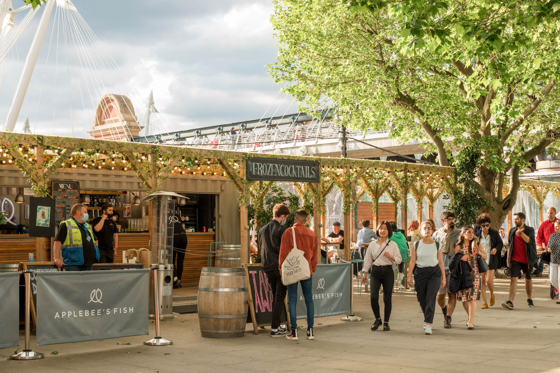 An afternoon in London’s&nbsp;Waterloo district.