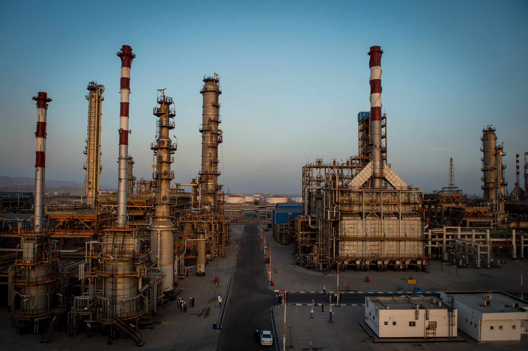 A gas condensate refinery in Bandar Abbas, Iran in 2019.