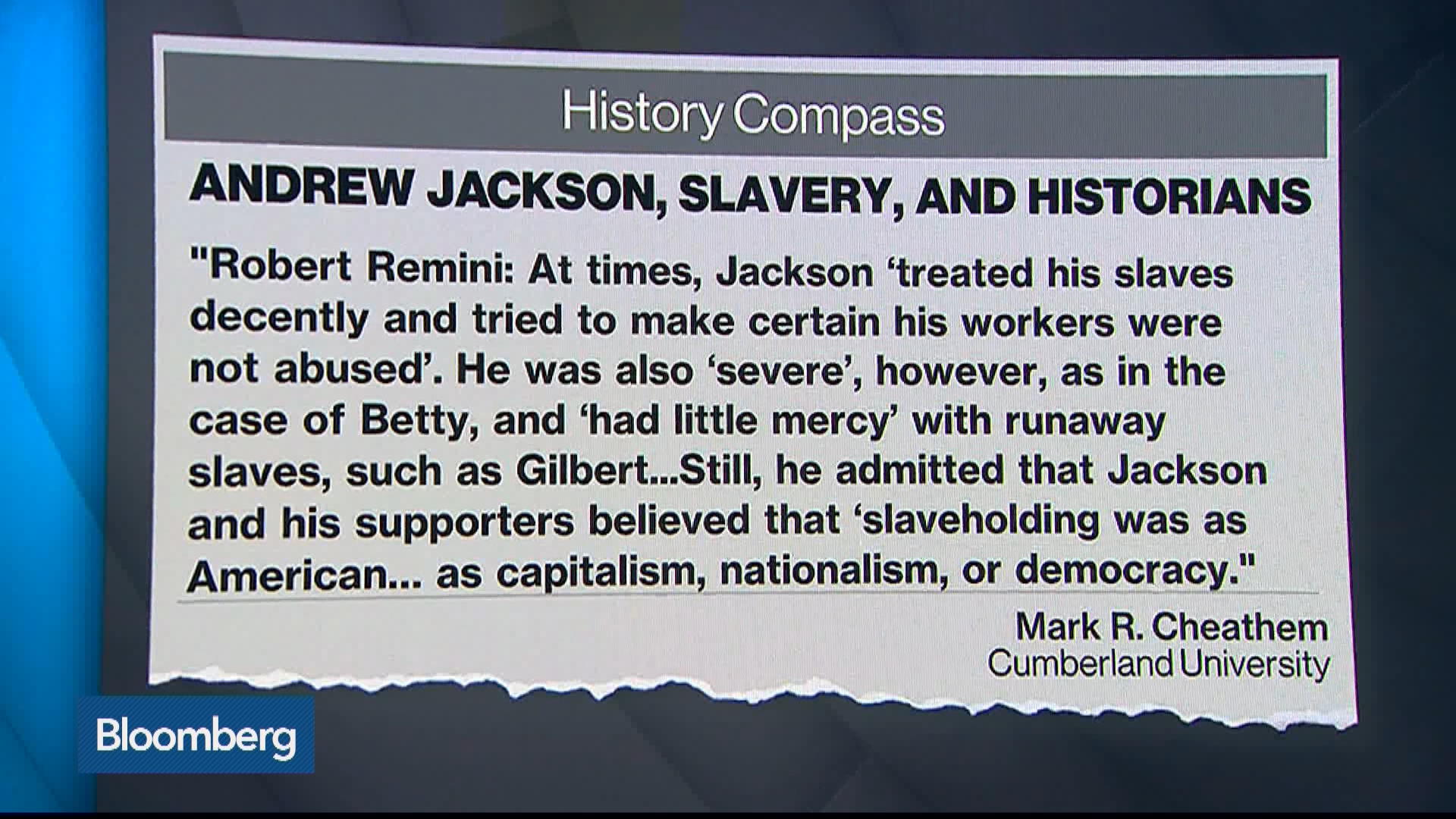 Andrew Jackson, Slavery, and Historians by Cheathem Bloomberg