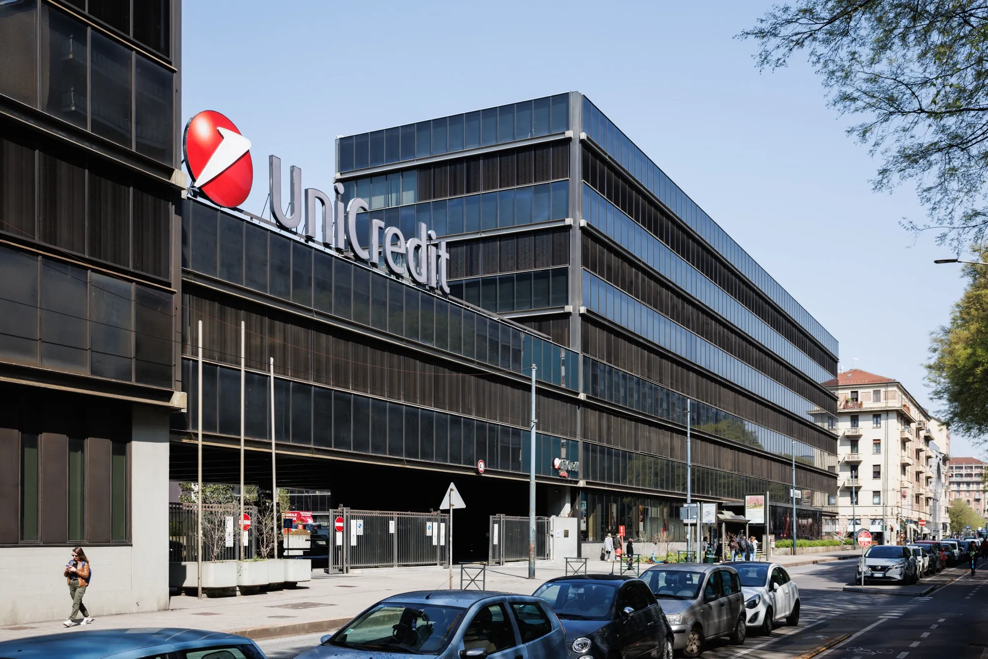 A UniCredit branch in Turin, Italy.