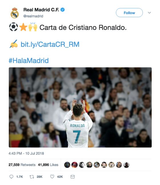 Real Madrid Has Agreed to Transfer Cristiano Ronaldo to Juventus