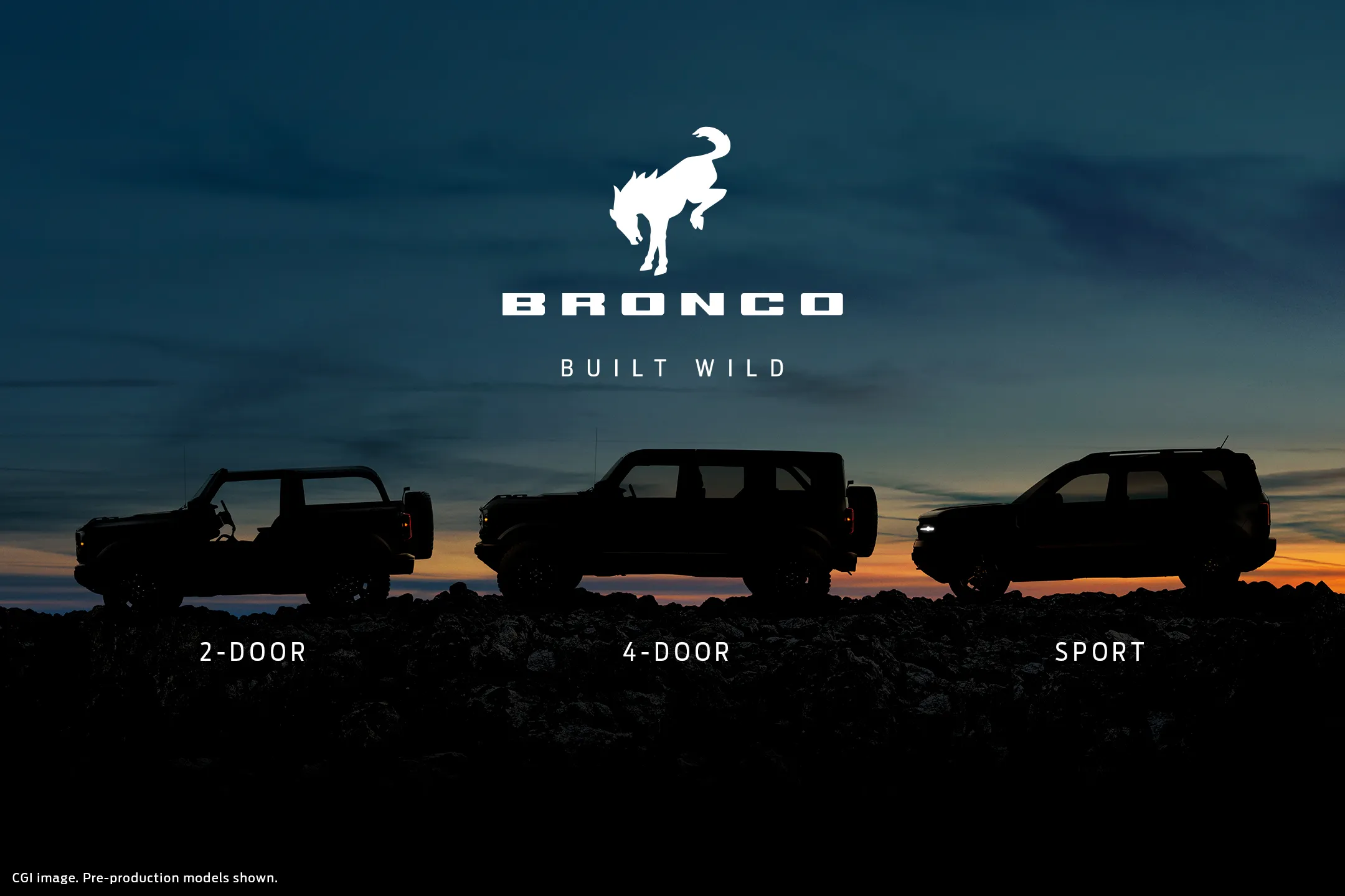 Ford will introduce a new lineup of Broncos on July 13.