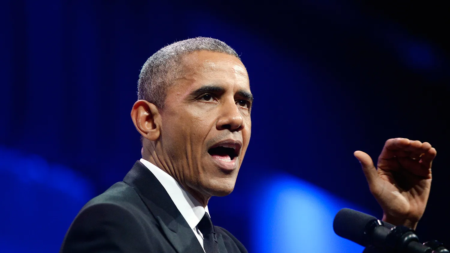 President Barack Obama addresses the Congressional Hispanic Caucus Institute's 38th anniversary awards gala at the Washington Convention Center on Oct. 8, 2015, in Washington.
