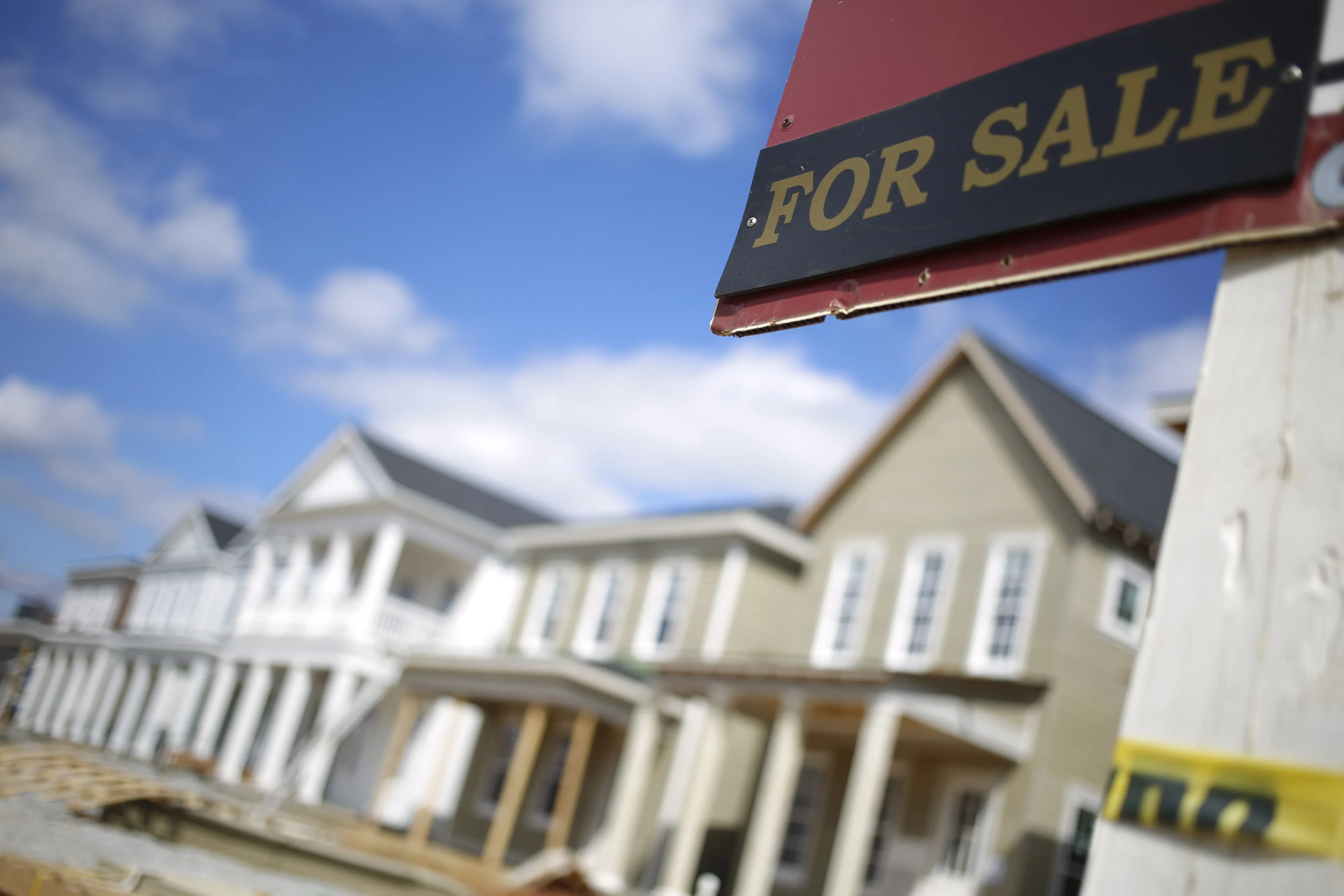 A "For Sale" sign is displayed outside a home&nbsp;in Louisville, Kentucky.&nbsp;