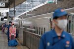 Travelers at Tokyo Station As Japan's Golden Week Starts 