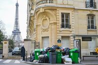 Garbage piles up in Paris following strikes