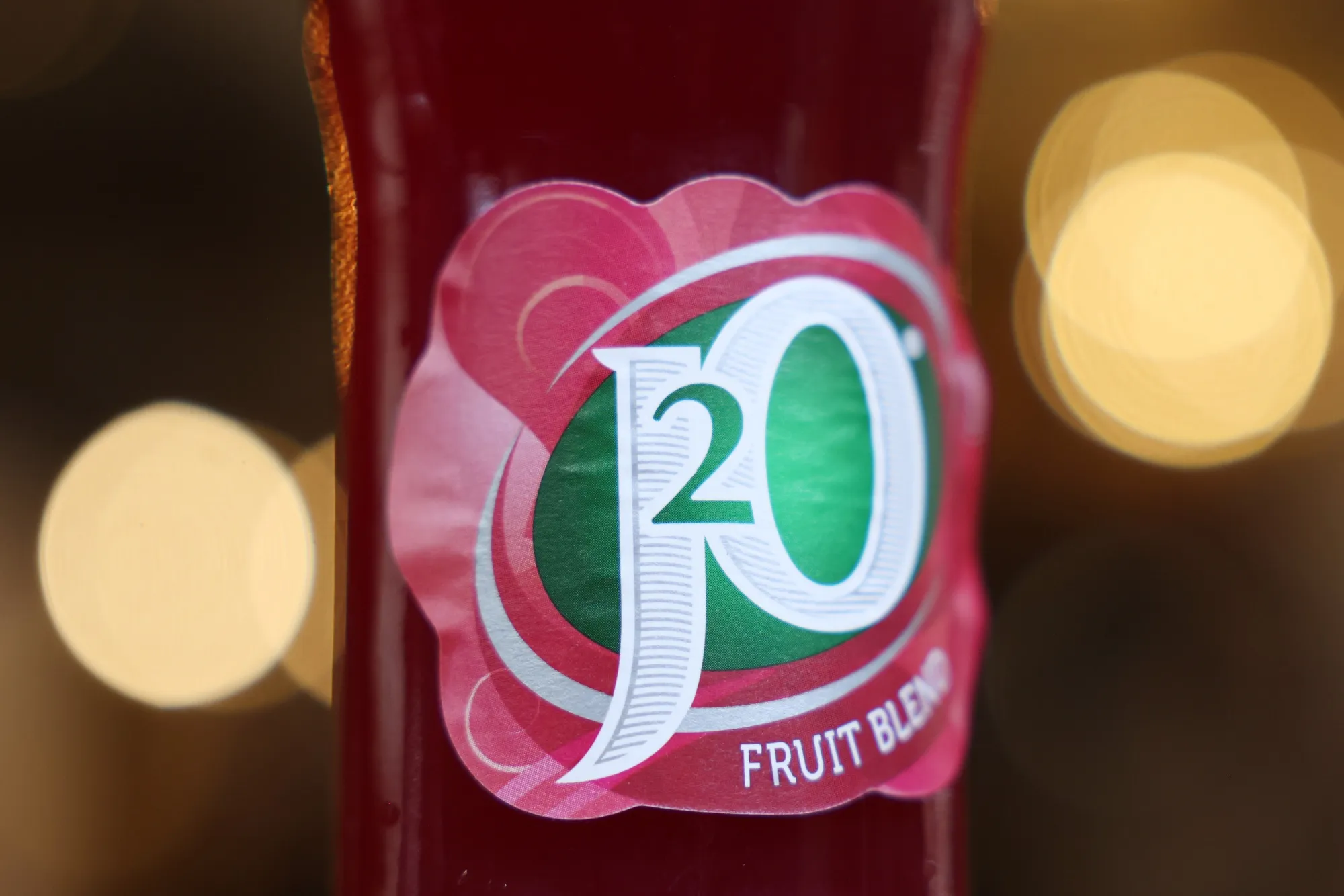 A bottle of Britvic Plc J20 drink.