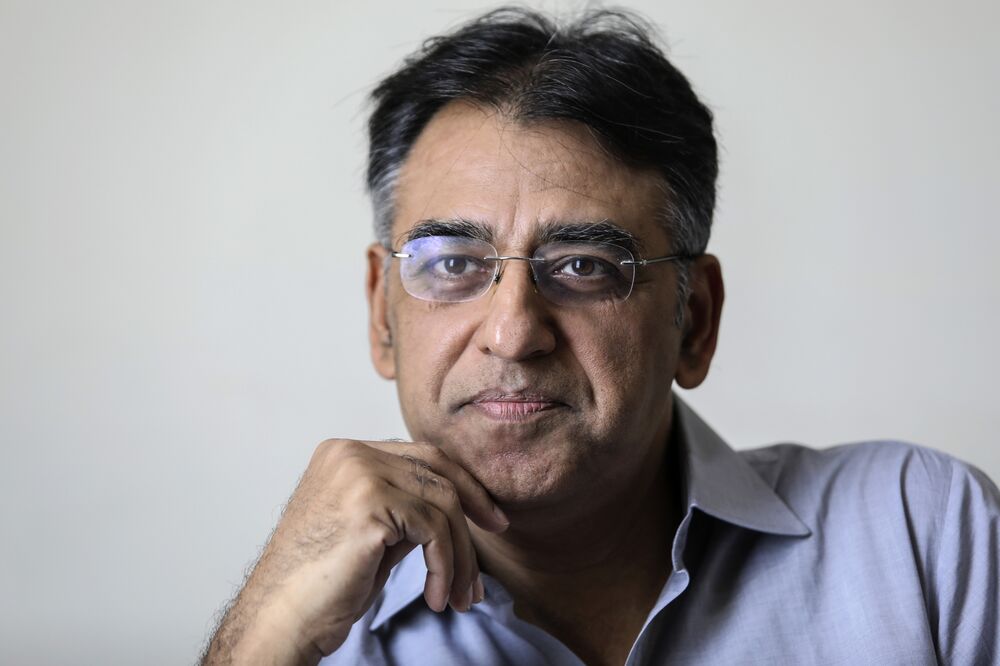 The Man Steering Pakistan S Economy Isn T Afraid To Take Risks - asad umar pakistan s incoming finance minister listens during an interview in islamabad pakist!   an