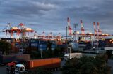 Port of Yokohama Shipping Terminal Ahead of Trade Figures