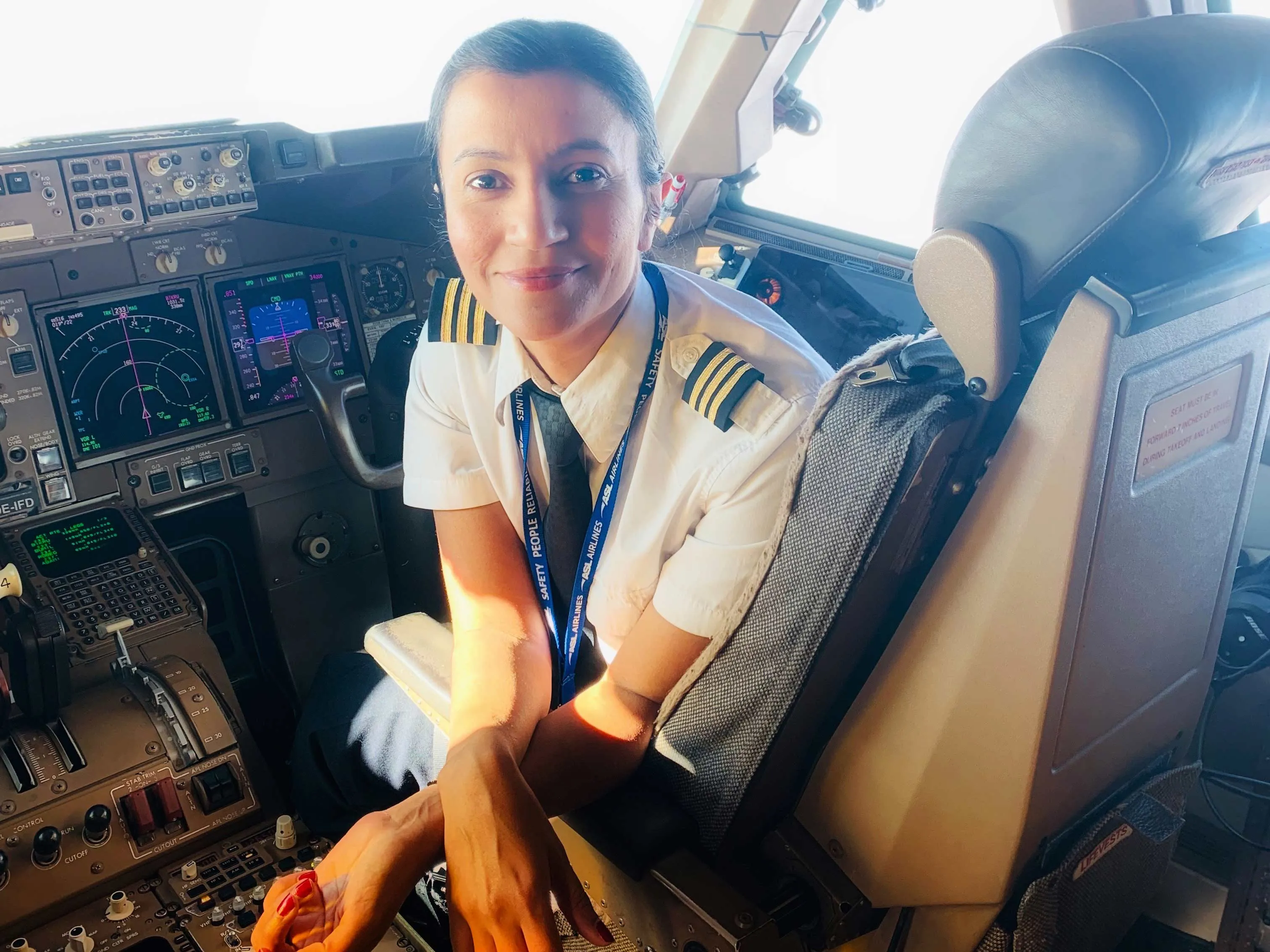 EasyJet First Officer Rachna Sharma&nbsp;Reiter.