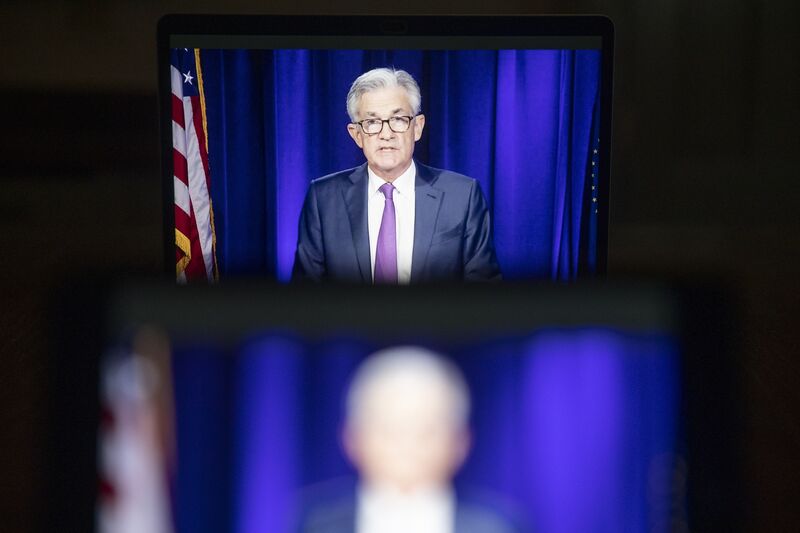 Fed Chair Powell Holds Video News Conference Following FOMC Rate Decision