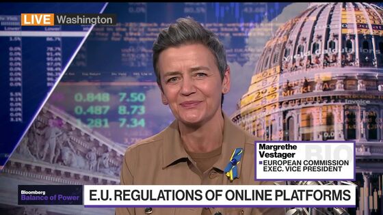 There Are ‘No Taboos’ on Russia Sanctions, EU’s Vestager Insists