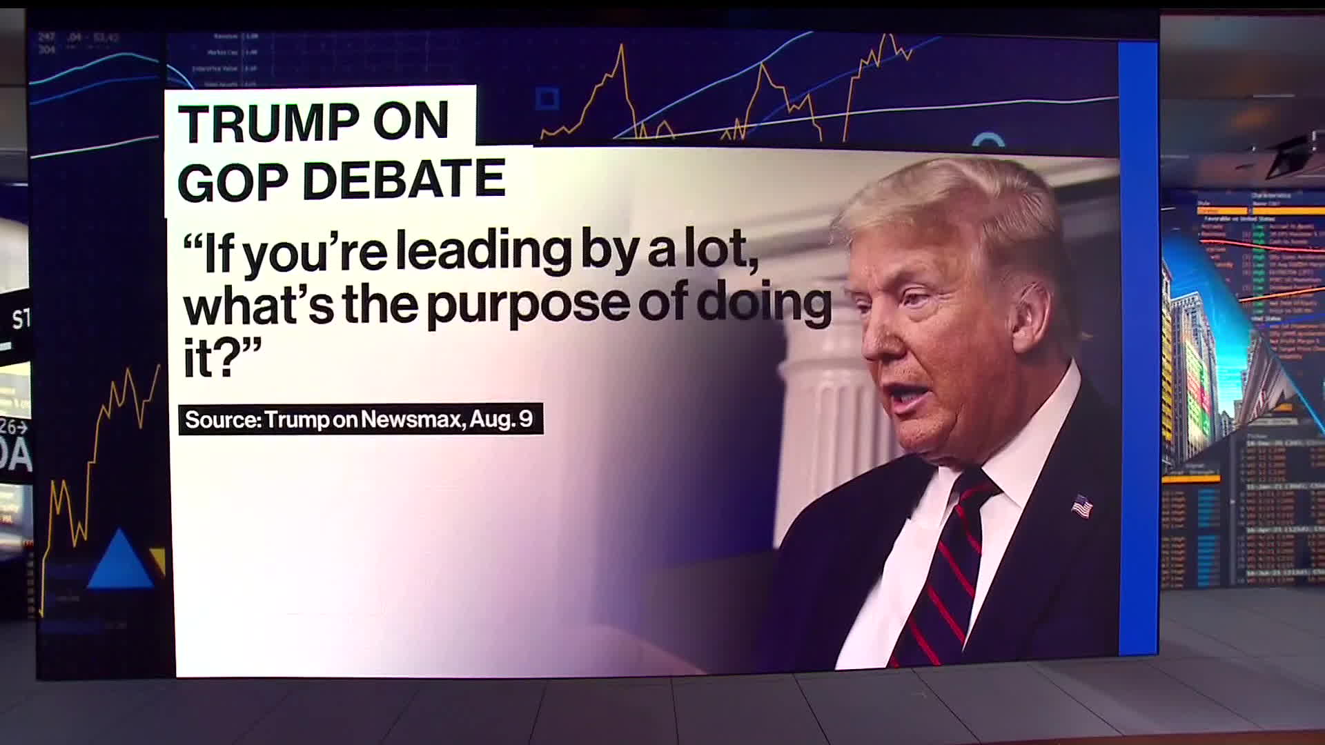 Watch Will Trump Be At The First GOP Debate? - Bloomberg