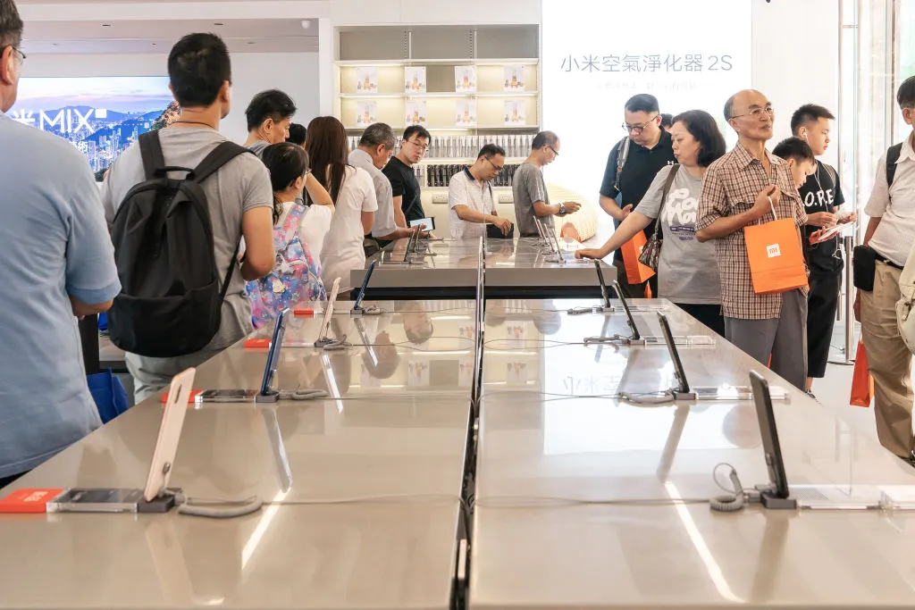 A&nbsp;Xiaomi store in Hong Kong ahead of the company’s&nbsp;IPO in 2018.