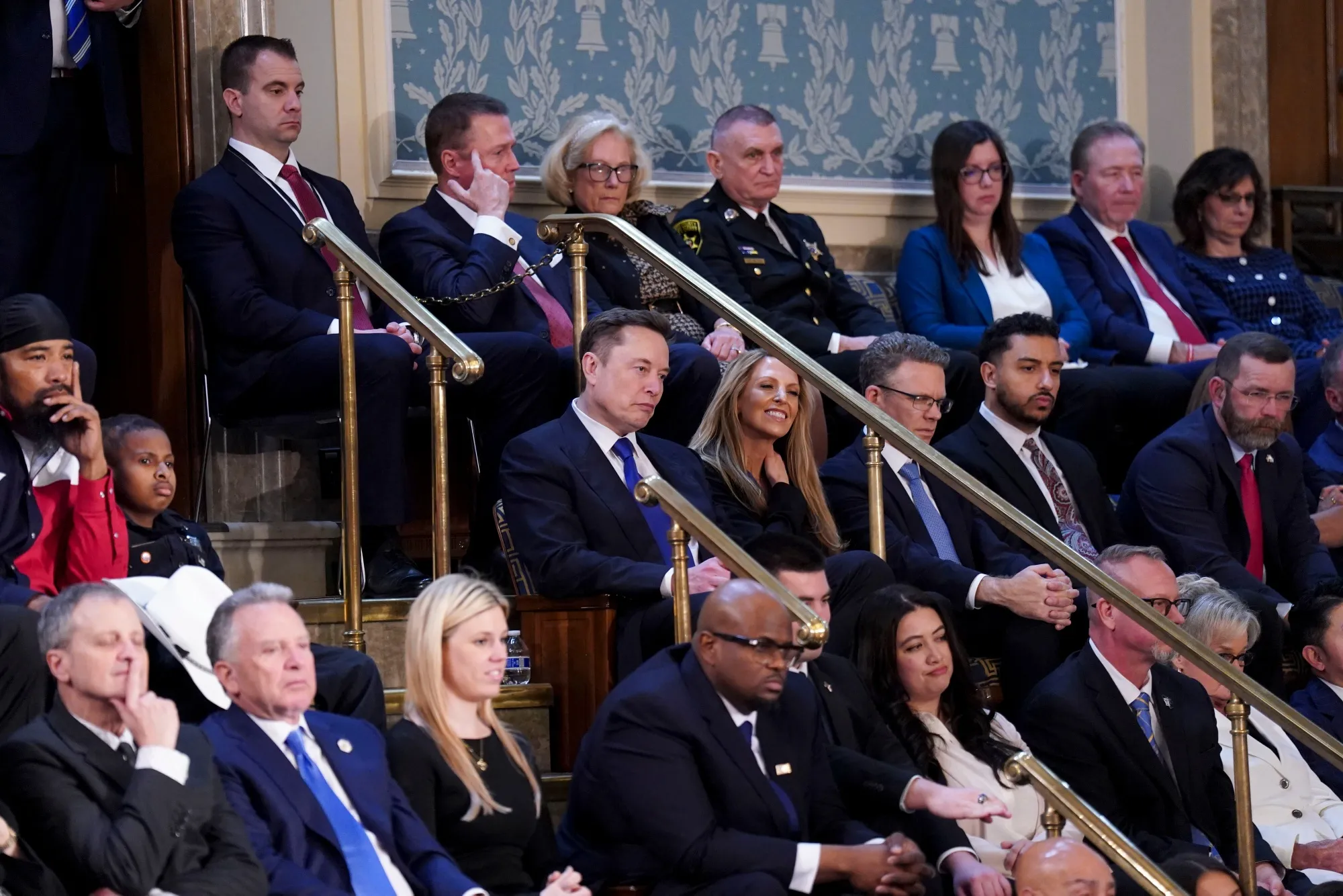 Elon Musk during a joint session of Congress at the US Capitol on&nbsp;March 4.