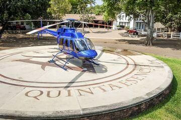 El helipuerto.