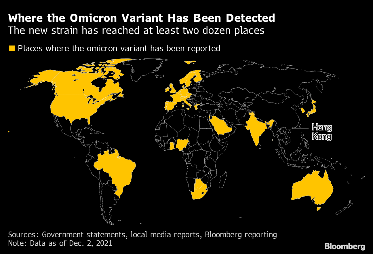 Covid 19 Pandemic Omicron Variant Live Updates And News For Dec 2 2021 Bloomberg