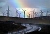 Storm Eases Over Windfarms