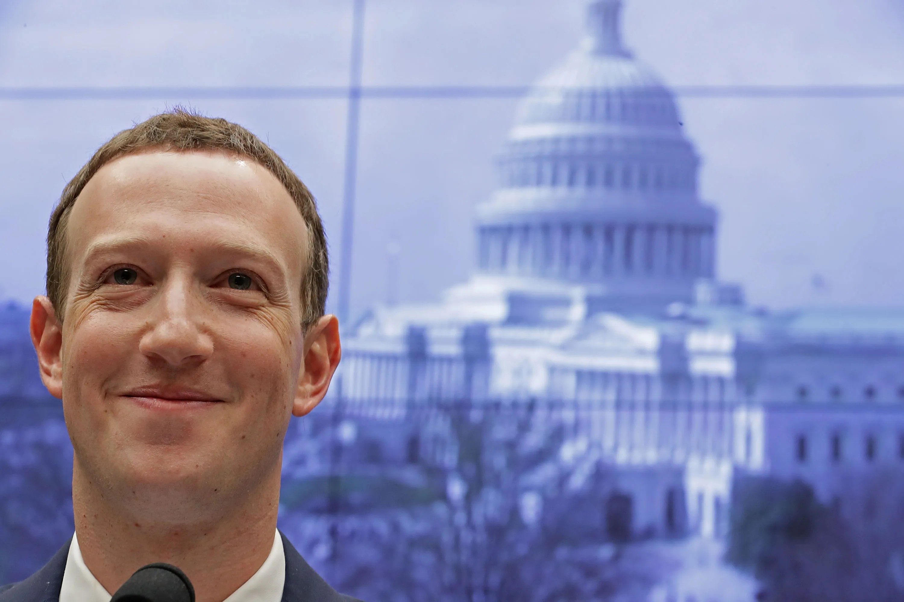 Why is this man smiling?