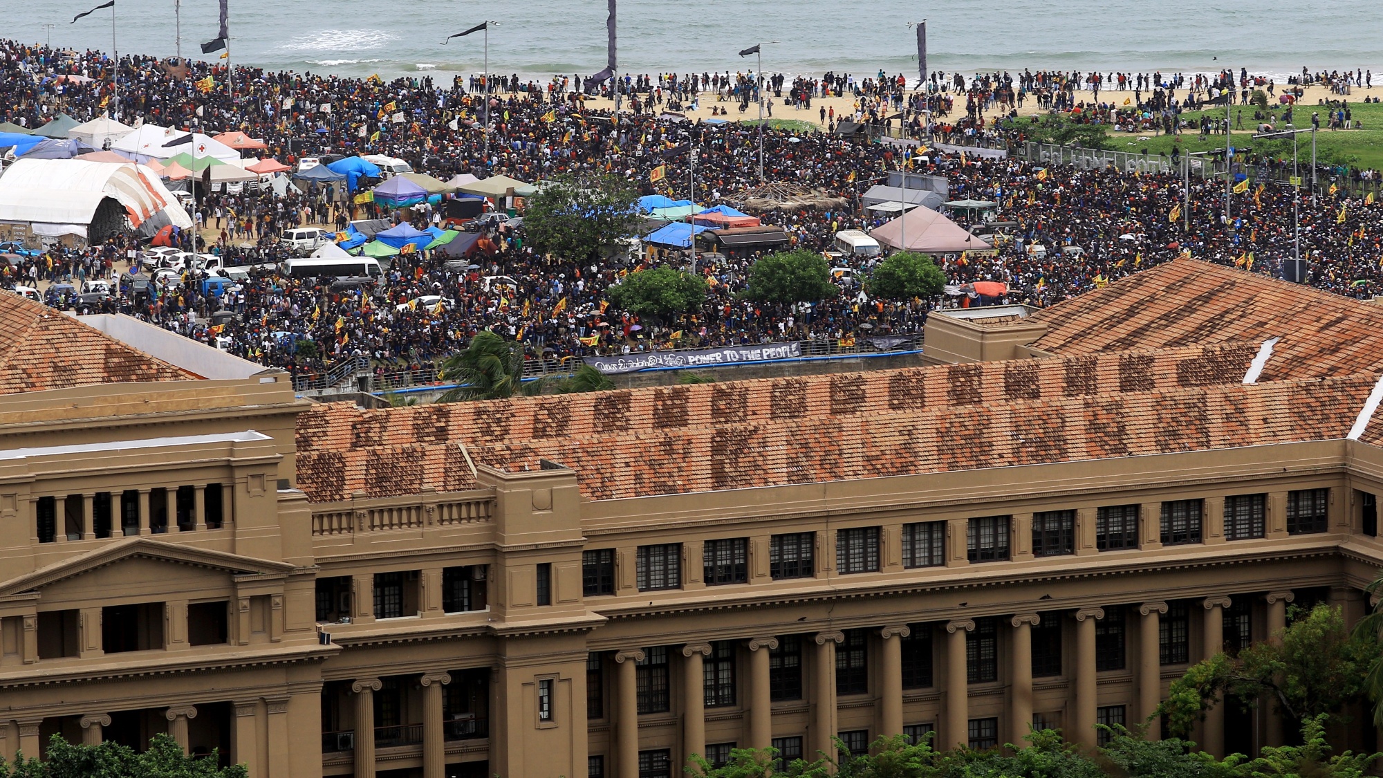 Sri Lanka Protests In Photos: President Gotabaya Rajapaksa's Palace ...