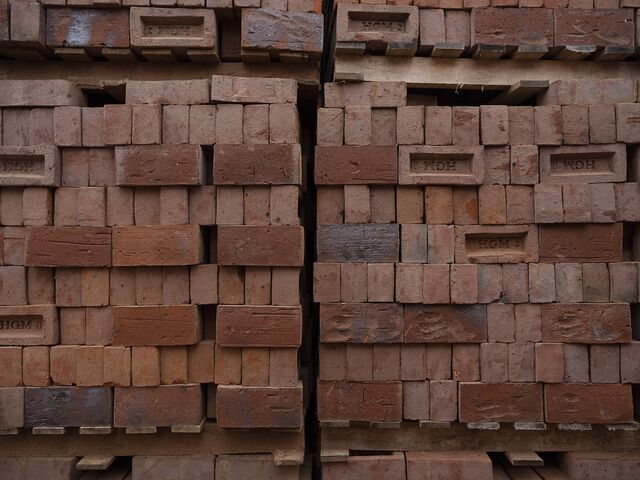 The artisanal wood-fired bricks made by H.G. Matthews are used in building restoration projects.
