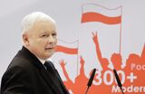 Law & Justice Party Leader Jaroslaw Kaczynski at General Election Rally