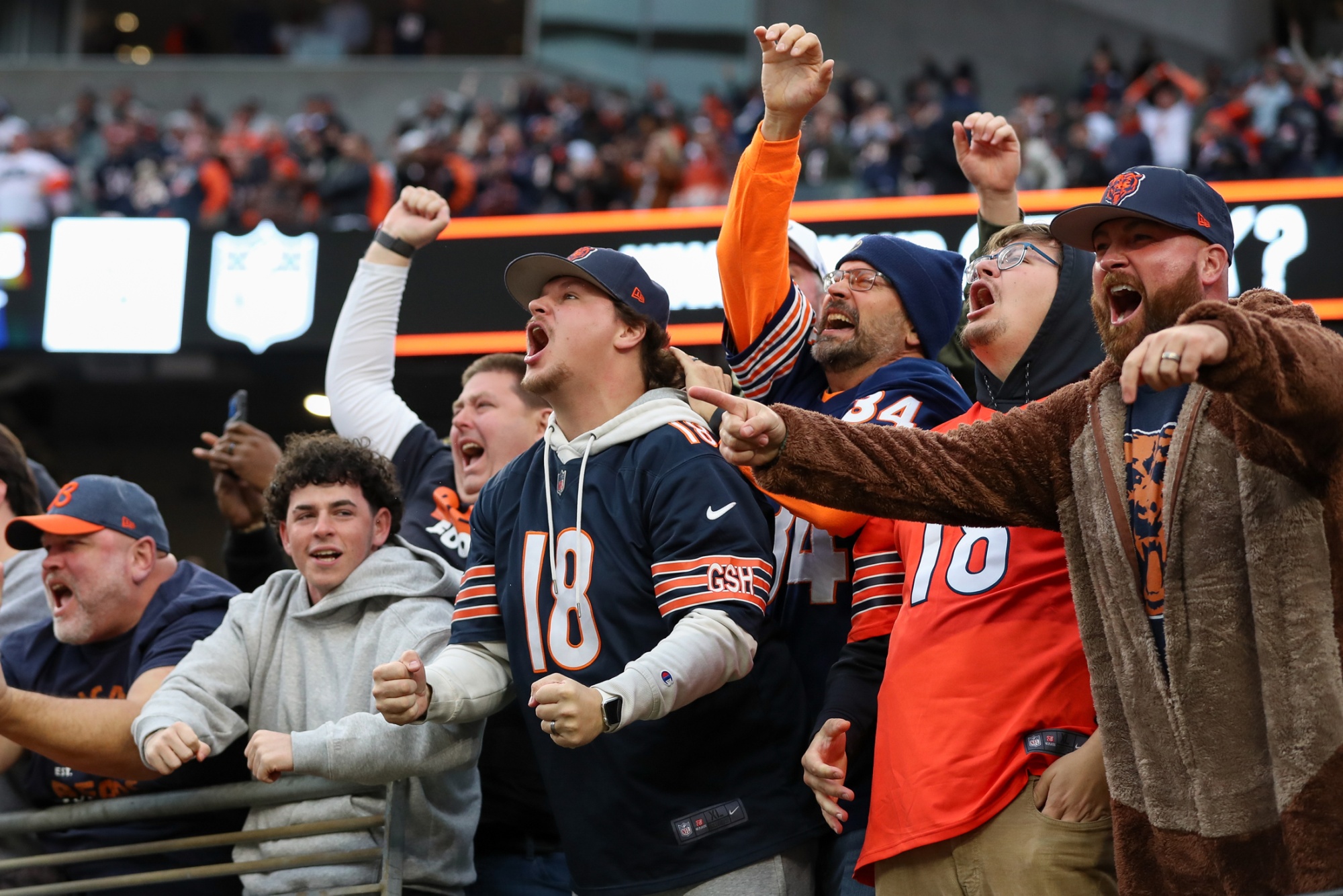 Chicago Bears fans.