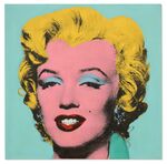 Andy Warhol’s&nbsp;Shot Sage Blue Marilyn&nbsp;from 1964.