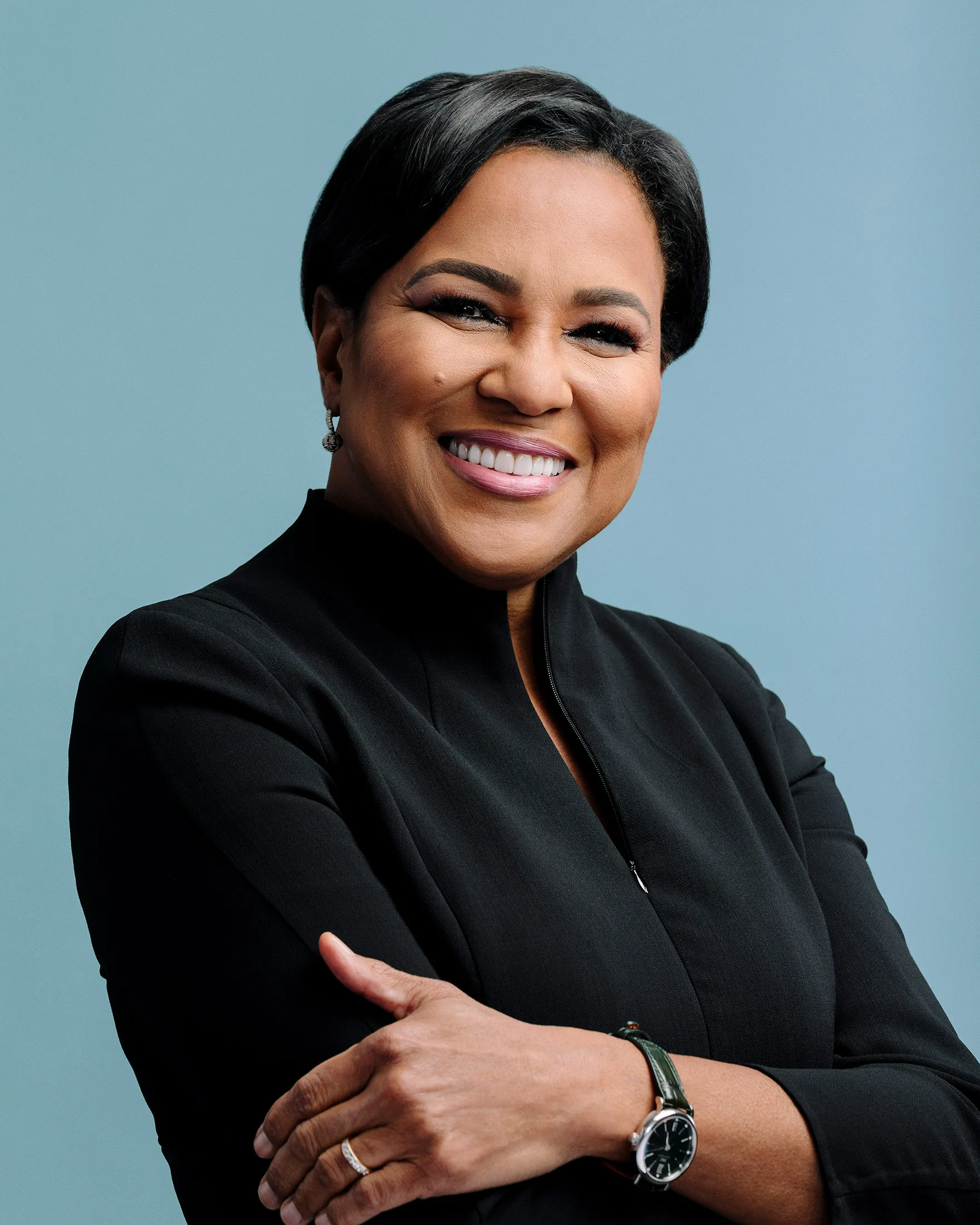 Portrait of Former Walgreens CEO Rosalind Brewer in 2022.