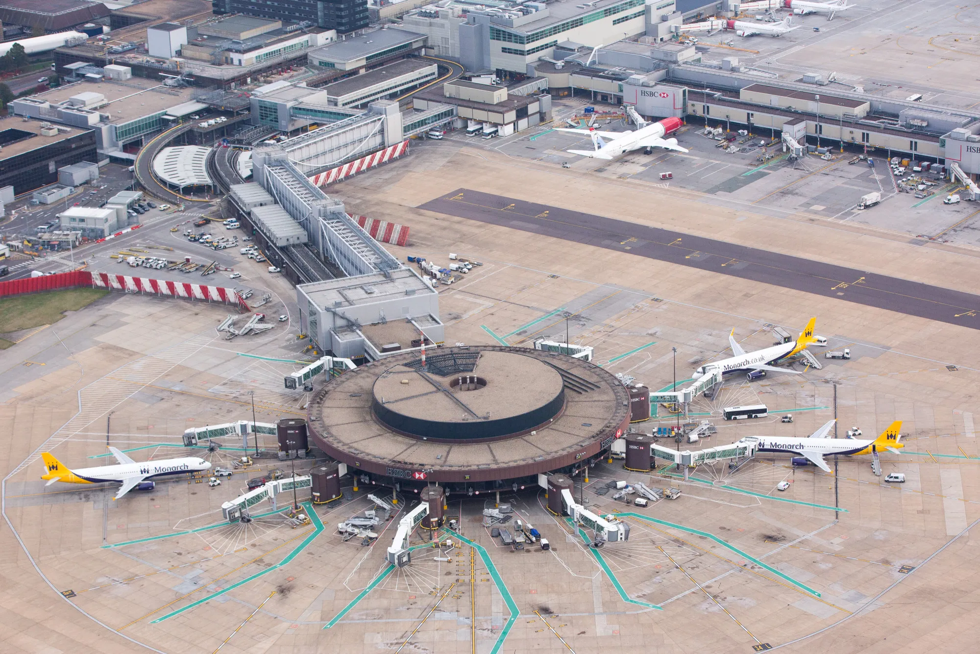 London Gatwick airport.