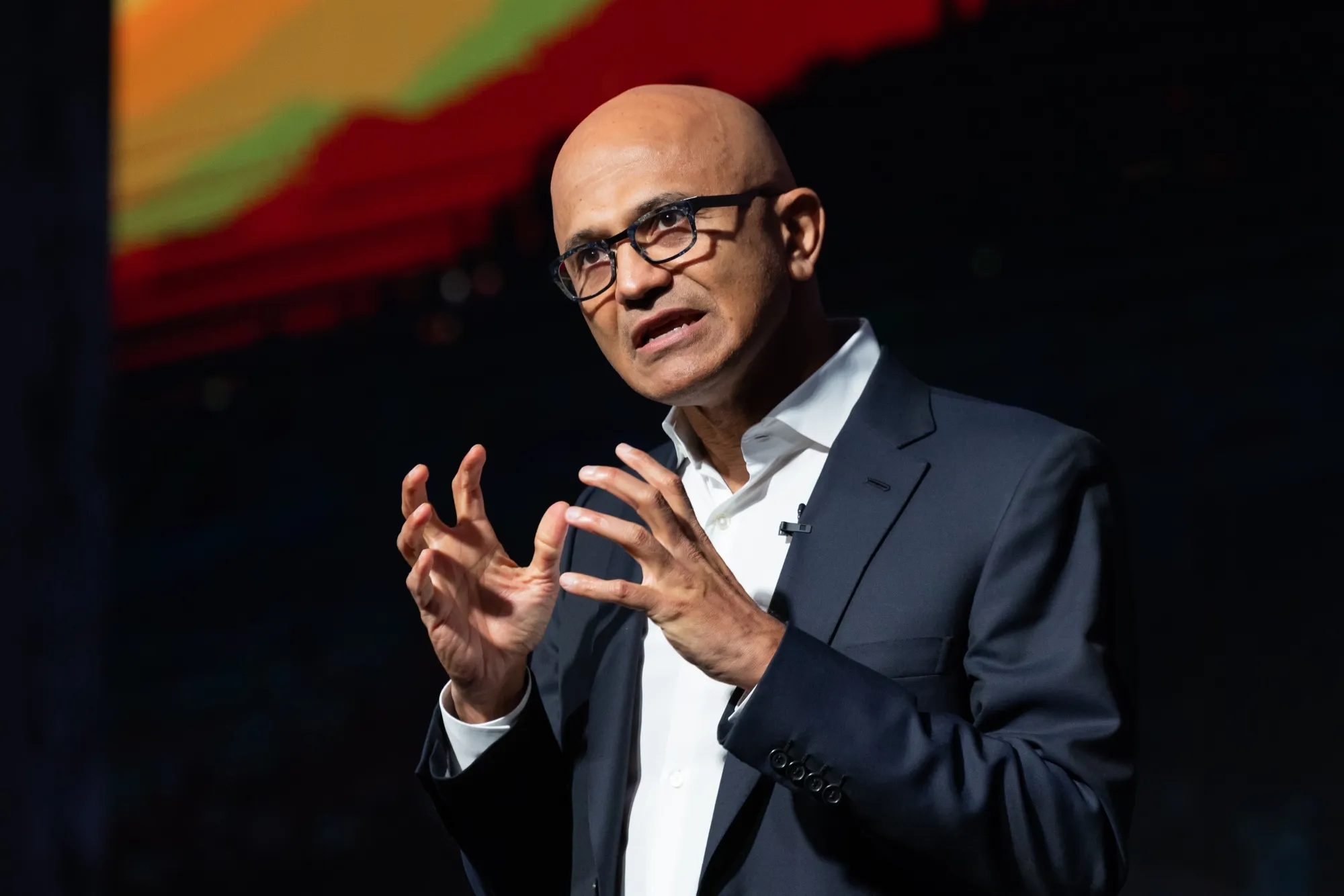 Satya Nadella, chief executive officer of Microsoft.
