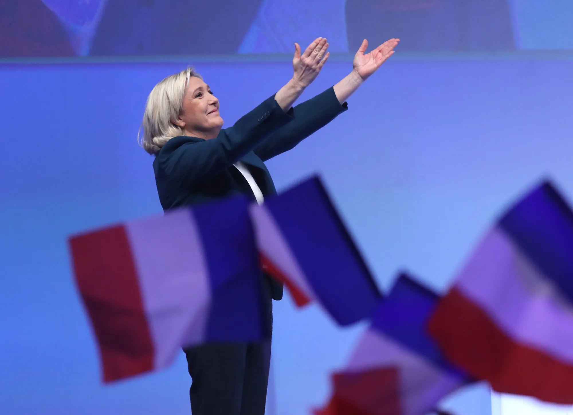 Marine Le Pen in Paris on Jan. 13.