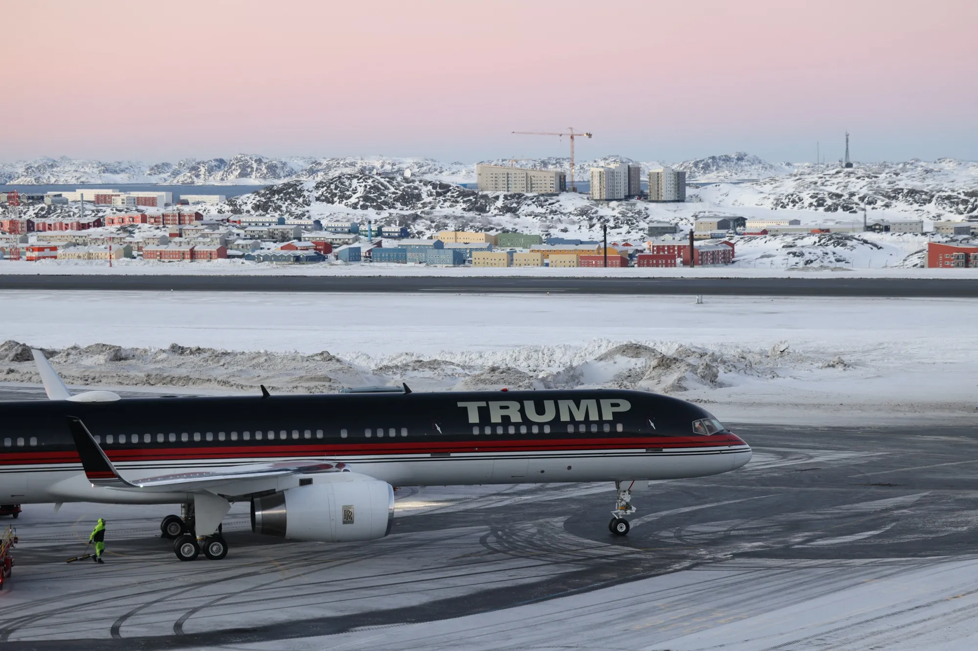 Donald Trump visitó Groenlandia hace unos días. Foto: Assets   