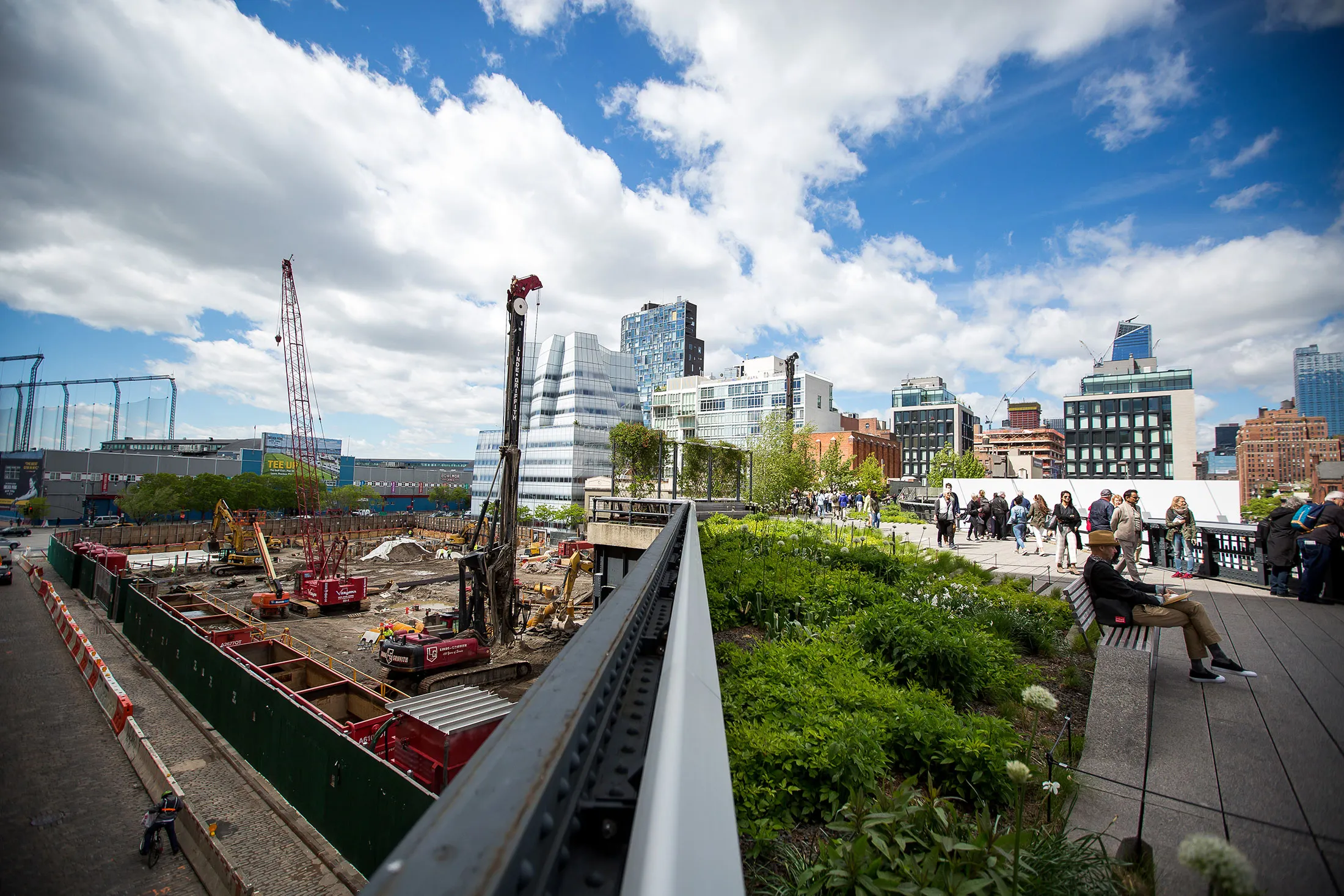 New York developer Ziel Feldman plans two towers near the High Line, the park above a railroad track&nbsp;in Manhattan's Chelsea neighborhood. First scheduled for completion in 2018, the plan is now for 2019.
