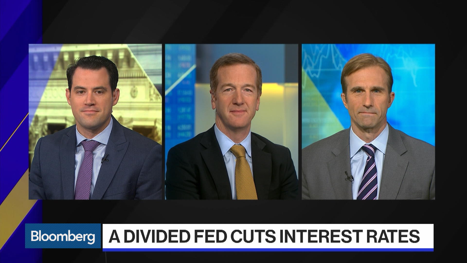 Watch A Divided Fed Cuts Interest Rates - Bloomberg