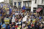 Demonstrators at the People’s Vote rally in London on March 23.