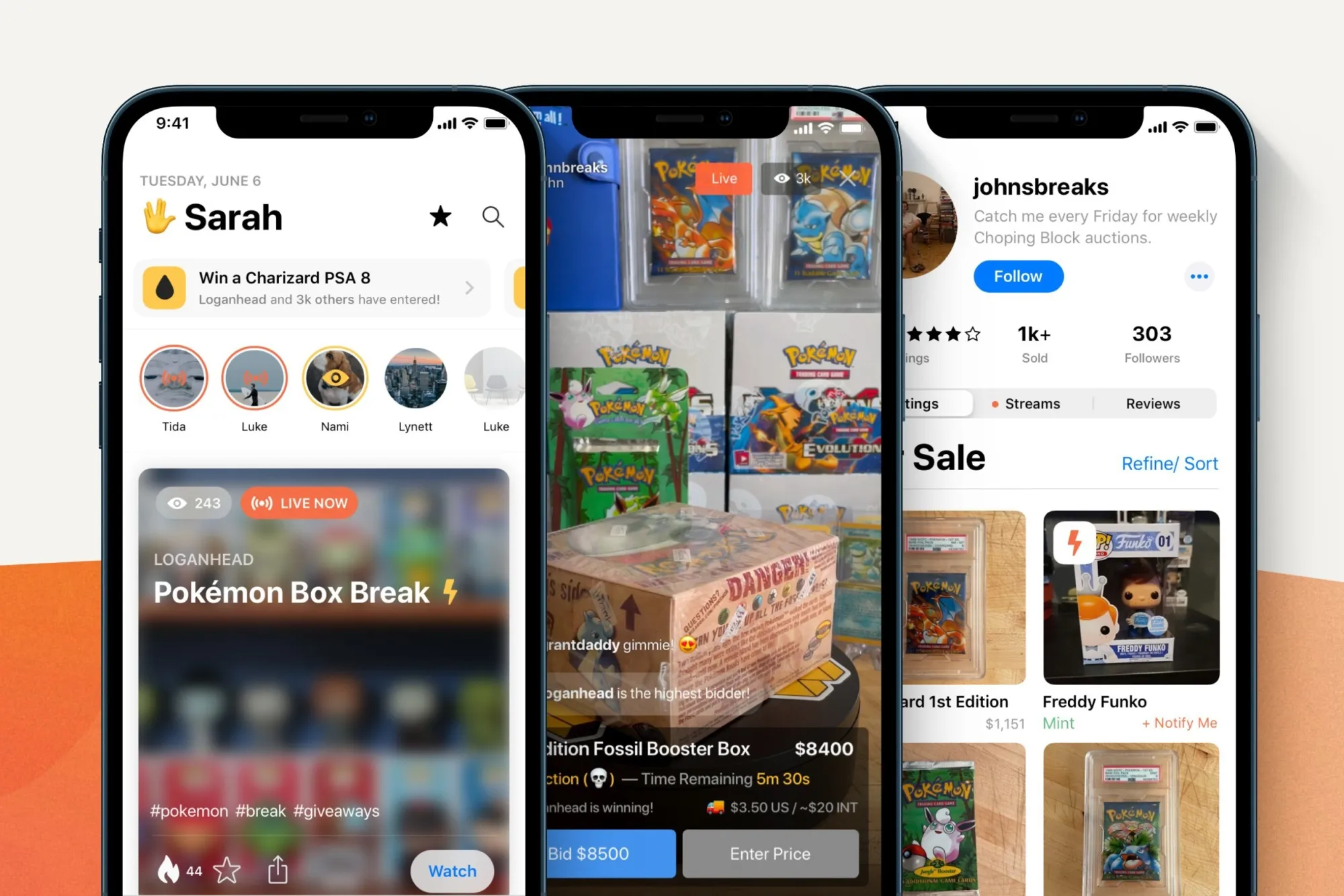 The Whatnot app.